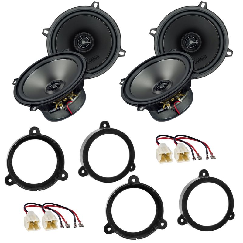AXTON ATX130 Lautsprecher Einbauset für Renault Megane 3 vorne und hinten AXTON ATX130 Lautsprecher Einbauset für Renault Megane 3 vorne und hinten