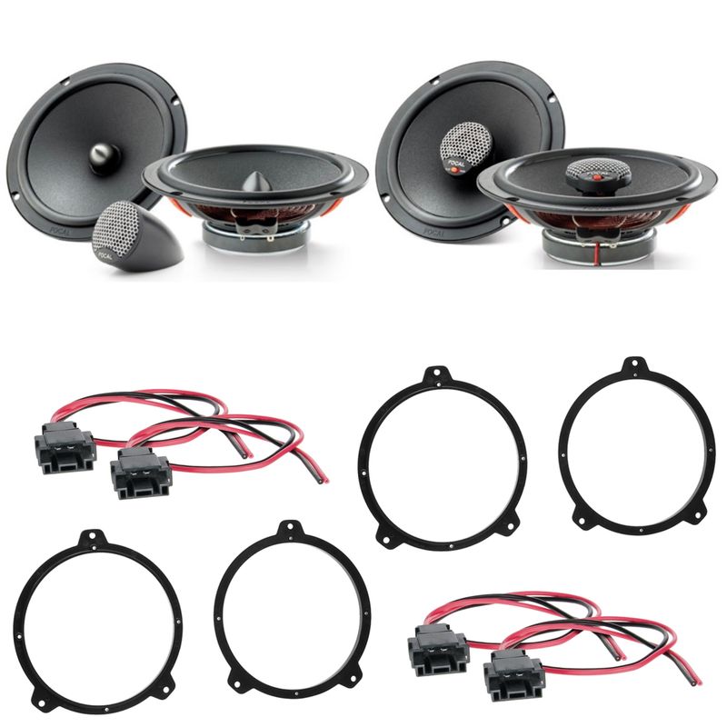 Focal ISU165 ICU165 2-Wege Lautsprecher Einbauset für 3er E46 Limousine Coupé Focal ISU165 ICU165 2-Wege Lautsprecher Einbauset für 3er E46 Limousine Coupé