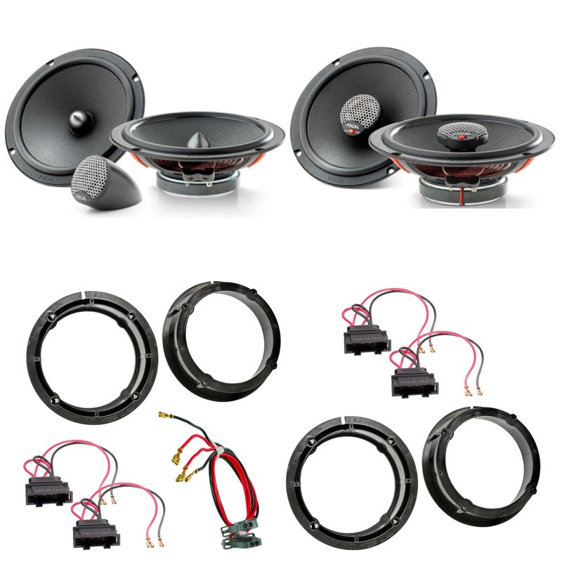 Focal ISU165 ICU165 2-Wege Lautsprecher Einbauset für Seat Leon 1M Toledo Focal ISU165 ICU165 2-Wege Lautsprecher Einbauset für Seat Leon 1M Toledo