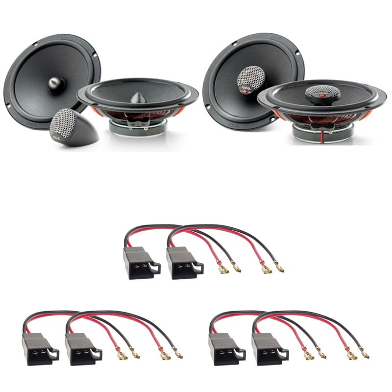 Focal ISU165 ICU165 2-Wege Lautsprecher Einbauset für Golf 3 Vento Passat 35i