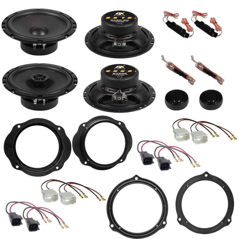 ESX SXE-6.2C SXE-62 2-Wege Lautsprecher Einbauset für Ford Focus 2 C-Max Kuga ESX SXE-6.2C SXE-62 2-Wege Lautsprecher Einbauset für Ford Focus 2 C-Max Kuga