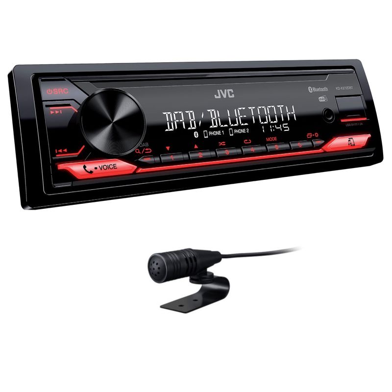JVC KD-X272DBT USB AUX MP3 FLAC Digitalradio Bluetooth DAB+ Autoradio