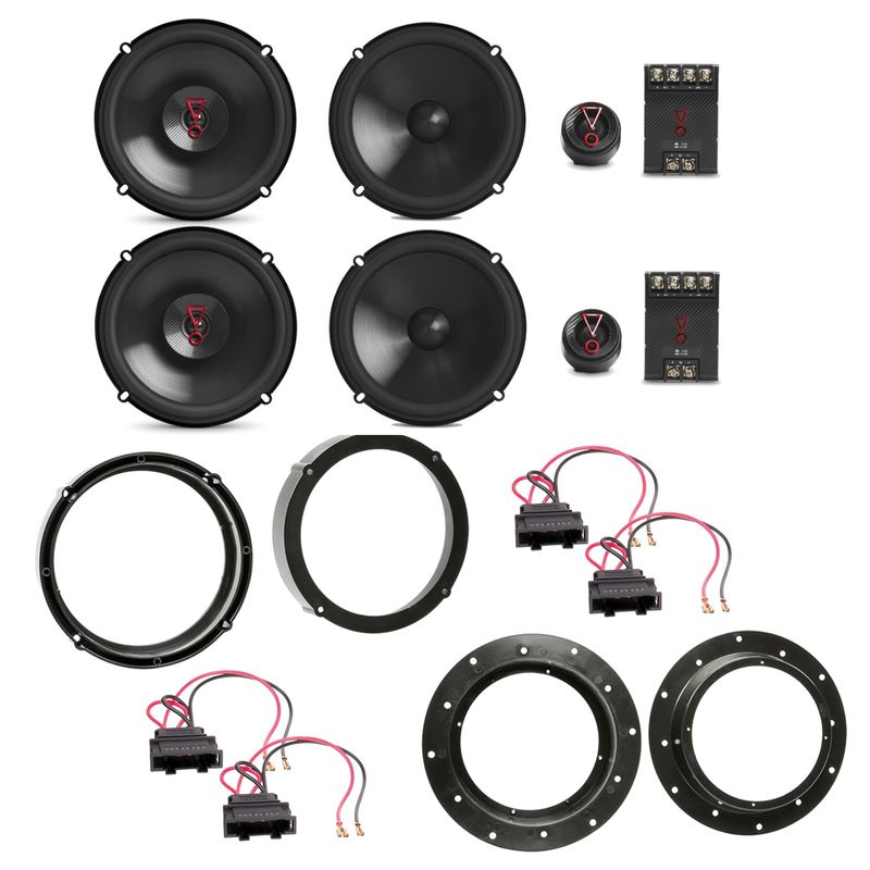 JBL Stage3 607C Stage3 627 Lautsprecher Einbauset für Jetta Tiguan vorne hinten