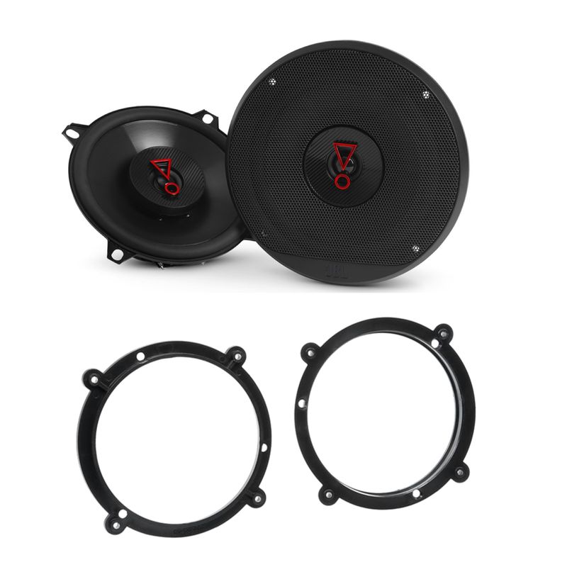 JBL Stage3 527 13 cm Koaxial 3 Ohm Lautsprecher Einbauset für Audi A3 8L vorne