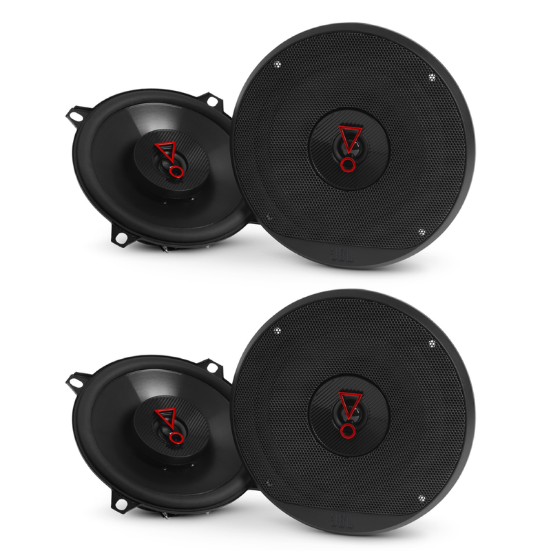 JBL Stage3 527 Koaxial Lautsprecher Einbauset für BMW 5er E39 vorne und hinten JBL Stage3 527 Koaxial Lautsprecher Einbauset für BMW 5er E39 vorne und hinten
