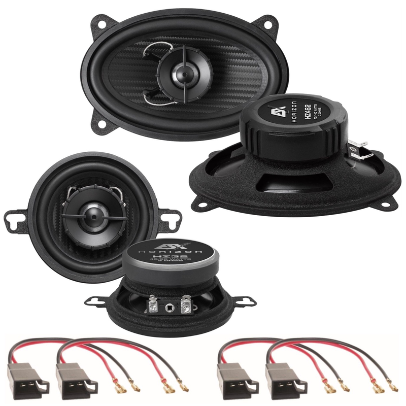 ESX Horizon HZ32 HZ462 Koaxial Lautsprecher vorne hinten für Polo 86C Golf 2 ESX Horizon HZ32 HZ462 Koaxial Lautsprecher vorne hinten für Polo 86C Golf 2