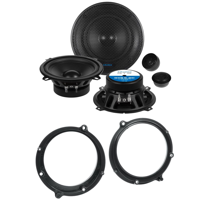 Crunch GTS5.2C 2 Wege Lautsprecher System vorne Einbauset für Audi A4 B5 Crunch GTS5.2C 2 Wege Lautsprecher System vorne Einbauset für Audi A4 B5