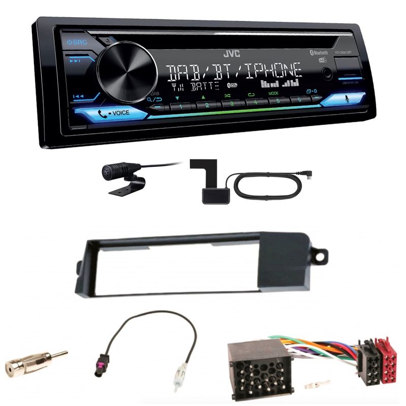 JVC KD-DB912BT Digitalradio Bluetooth Einbauset für BMW 3er E46