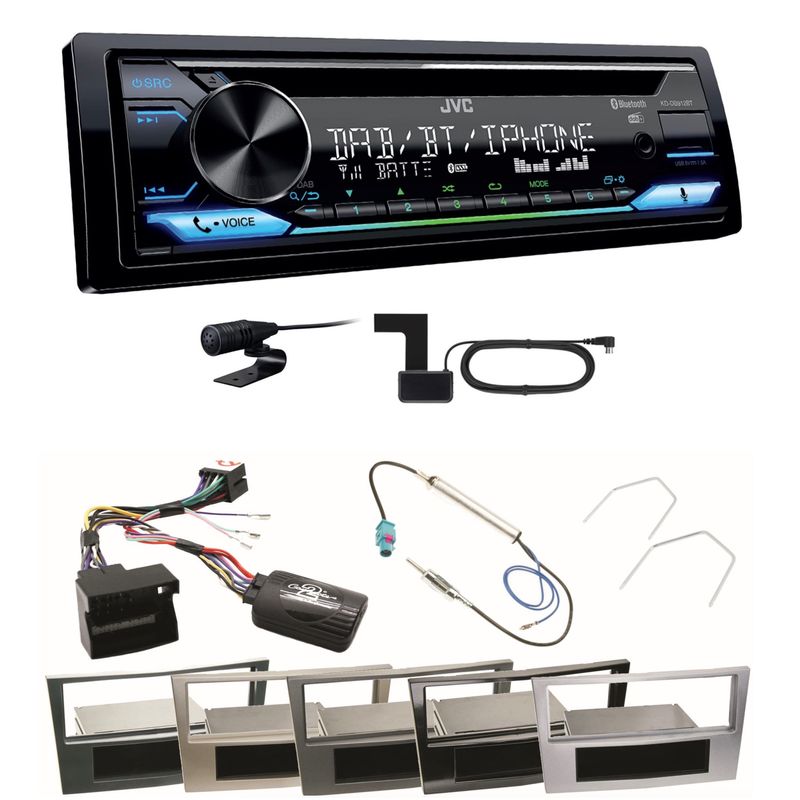 JVC KD-DB912BT Digitalradio Bluetooth Einbauset für Astra H Corsa D Zafira B JVC KD-DB912BT Digitalradio Bluetooth Einbauset für Astra H Corsa D Zafira B