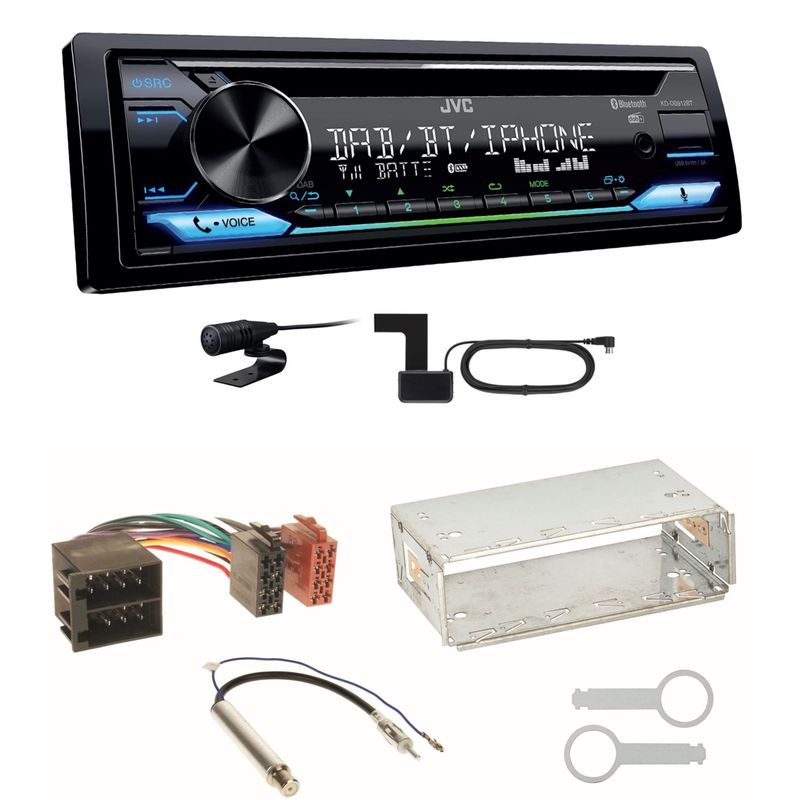 JVC KD-DB912BT Digitalradio Bluetooth Einbauset für Skoda Octavia 1U Superb 1 JVC KD-DB912BT Digitalradio Bluetooth Einbauset für Skoda Octavia 1U Superb 1