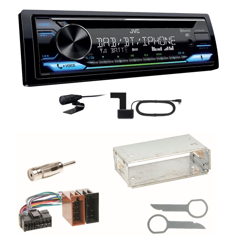 JVC KD-DB912BT Digitalradio Bluetooth Einbauset für Mercedes A C M Klasse JVC KD-DB912BT Digitalradio Bluetooth Einbauset für Mercedes A C M Klasse