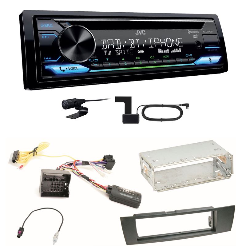 JVC KD-DB912BT Digitalradio Bluetooth Einbauset für BMW E90 E91 E92 E93