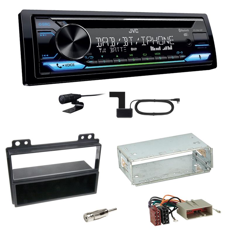 JVC KD-DB912BT Digitalradio Bluetooth Einbauset für Ford Fiesta Fusion JVC KD-DB912BT Digitalradio Bluetooth Einbauset für Ford Fiesta Fusion