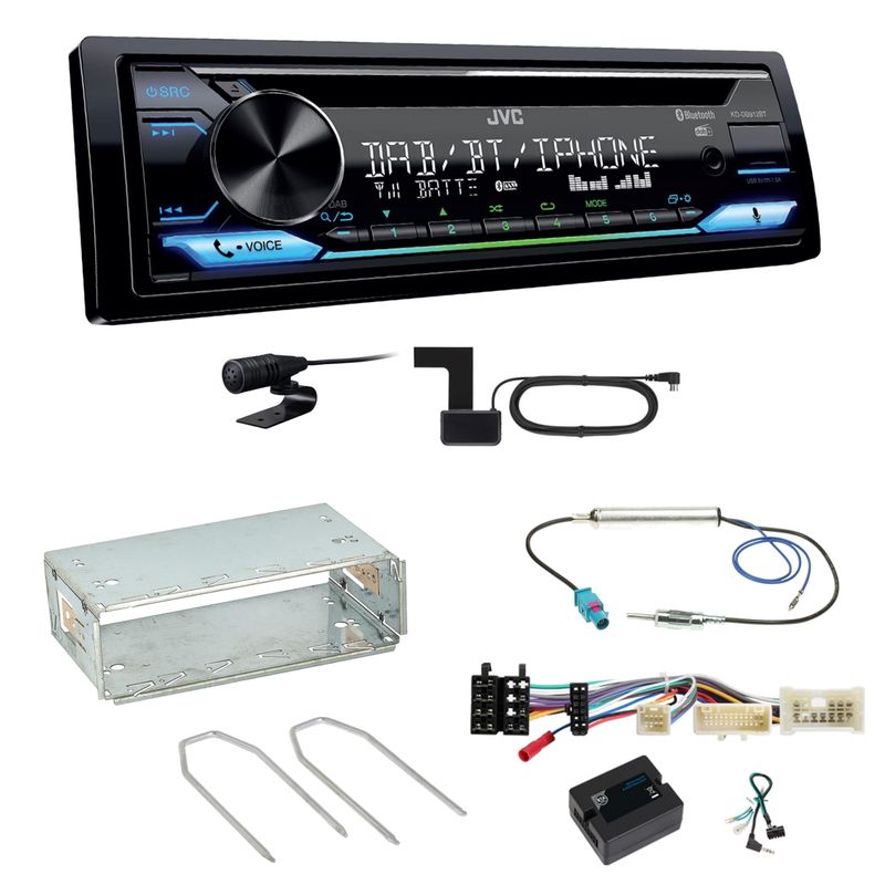 JVC KD-DB912BT Digitalradio Bluetooth Einbauset für Mercedes Citan W415 JVC KD-DB912BT Digitalradio Bluetooth Einbauset für Mercedes Citan W415