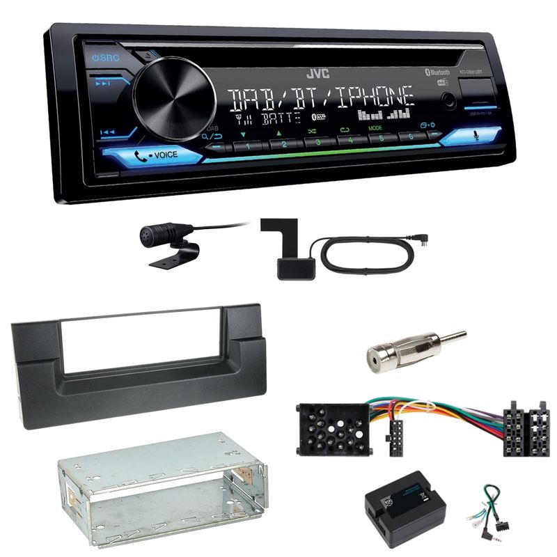 JVC KD-DB912BT Digitalradio Bluetooth Einbauset für BMW 5er E39 bis 09/2000