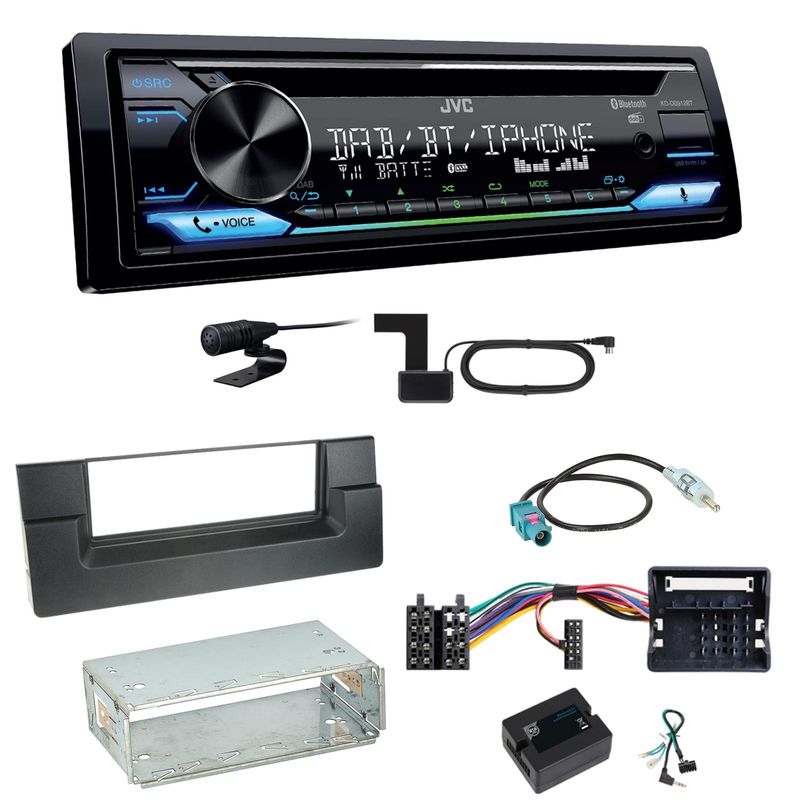 JVC KD-DB912BT Digitalradio Bluetooth Einbauset für BMW 5er E39 ab 10/2000