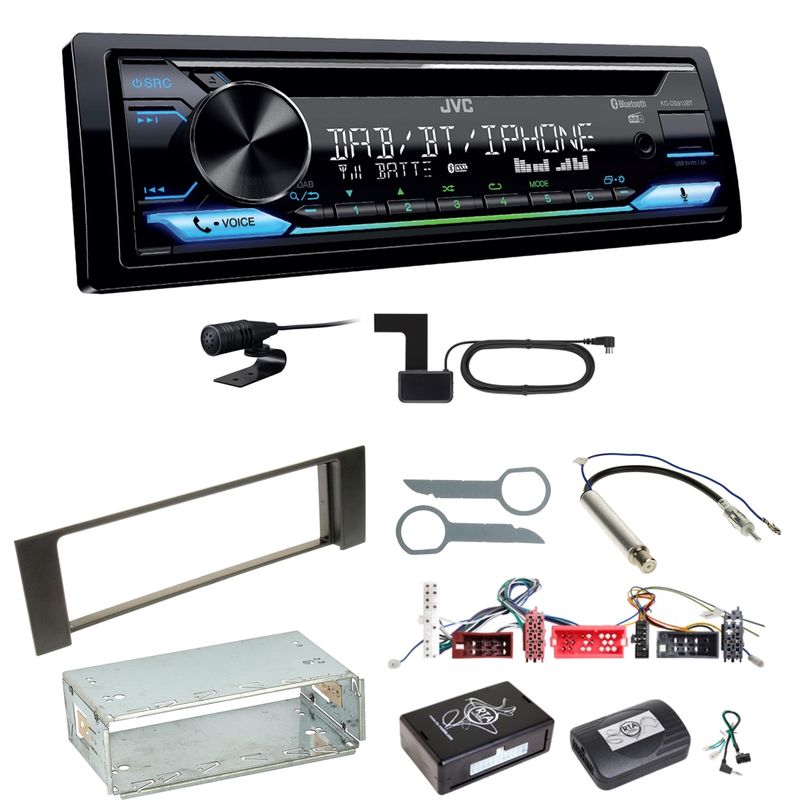 JVC KD-DB912BT Digitalradio Bluetooth Einbauset für Audi A4 B6 B7 JVC KD-DB912BT Digitalradio Bluetooth Einbauset für Audi A4 B6 B7
