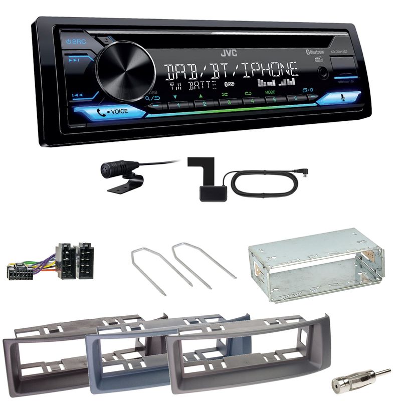 JVC KD-DB912BT Digitalradio Bluetooth Einbauset für Renault Megane Scenic 1