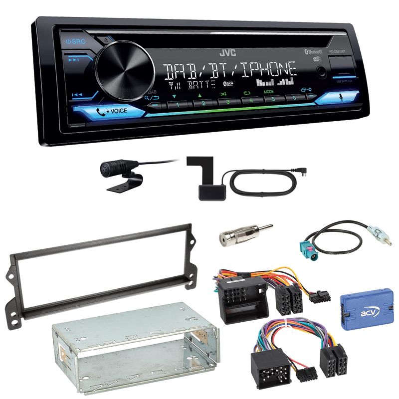 JVC KD-DB912BT Digitalradio Bluetooth Einbauset für MINI R50 R52 R53