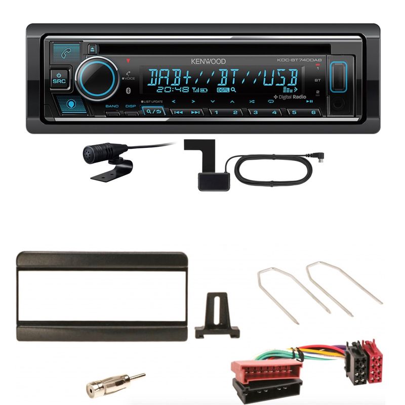 Kenwood KDC-BT740DAB Digitalradio USB CD Einbauset für Focus Fiesta Puma Mondeo Kenwood KDC-BT740DAB Digitalradio USB CD Einbauset für Focus Fiesta Puma Mondeo