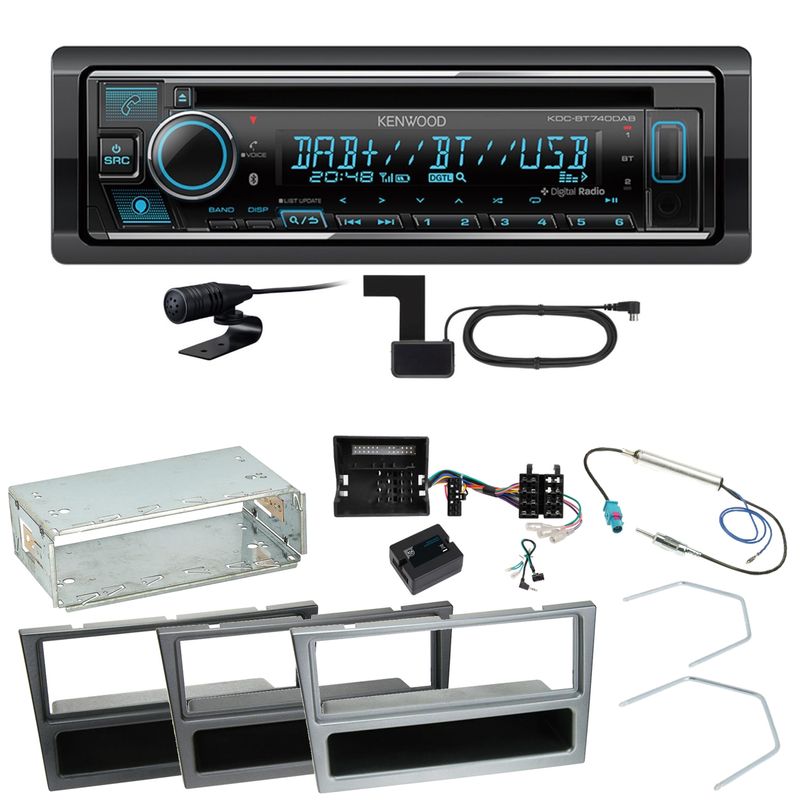 Kenwood KDC-BT740DAB Digitalradio Einbauset für Opel Signum Corsa C Tigra Twintop