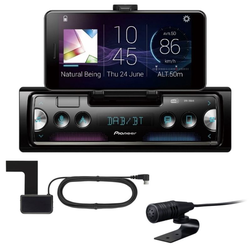 PIONEER SPH-20DAB Smartphone Receiver Digitalradio USB Autoradio inkl. Antenne 