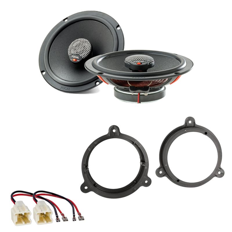 Focal ICU165 2-Wege Koax Lautsprecher Einbauset für Nissan Micra K12 K13 vorne Focal ICU165 2-Wege Koax Lautsprecher Einbauset für Nissan Micra K12 K13 vorne