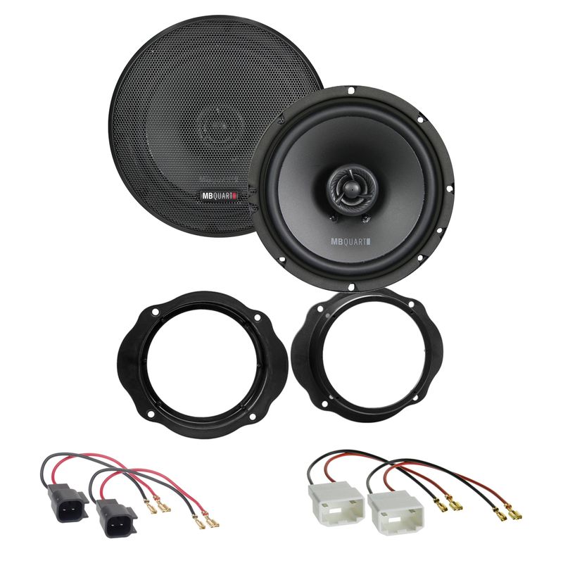 MB QUART QX165 2-Wege Lautsprecher Einbauset für Ford Fiesta MK6 Facelift vorne MB QUART QX165 2-Wege Lautsprecher Einbauset für Ford Fiesta MK6 Facelift vorne