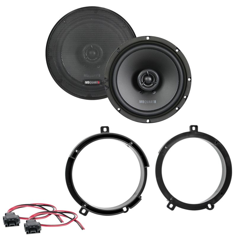 MB QUART QX165 2-Wege Lautsprecher Einbauset für Mercedes C Klasse W202 vorne MB QUART QX165 2-Wege Lautsprecher Einbauset für Mercedes C Klasse W202 vorne