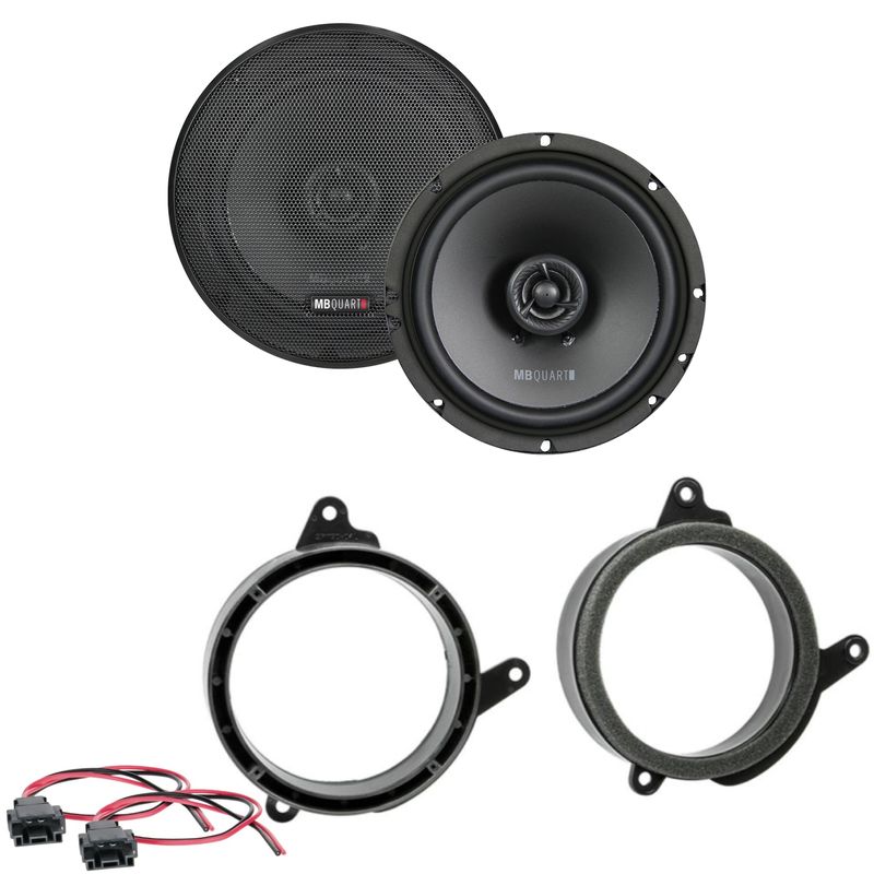 MB QUART QX165 Lautsprecher Einbauset für Mercedes E Klasse W210 2 Wege vorne MB QUART QX165 Lautsprecher Einbauset für Mercedes E Klasse W210 2 Wege vorne