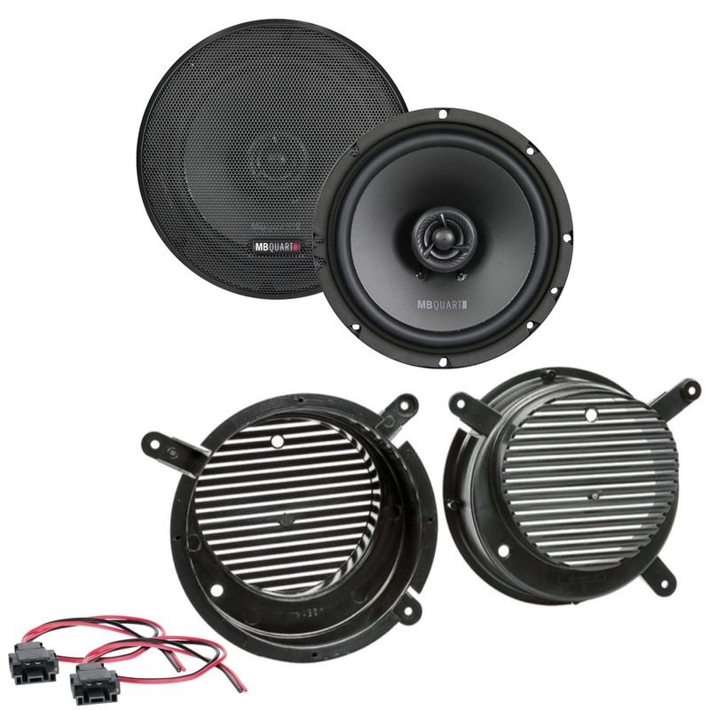 MB QUART QX165 2-Wege Lautsprecher Einbauset für Mercedes SLK R170 2 Wege vorne MB QUART QX165 2-Wege Lautsprecher Einbauset für Mercedes SLK R170 2 Wege vorne