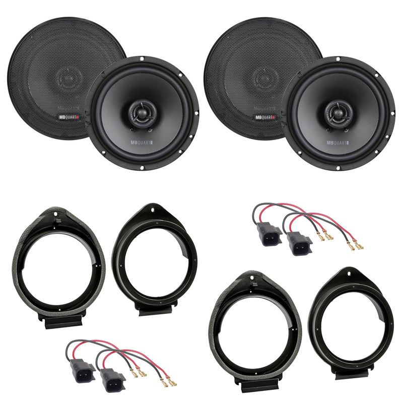 MB QUART QX165 2-Wege Lautsprecher Einbauset für Opel Astra K Zafira C Tourer