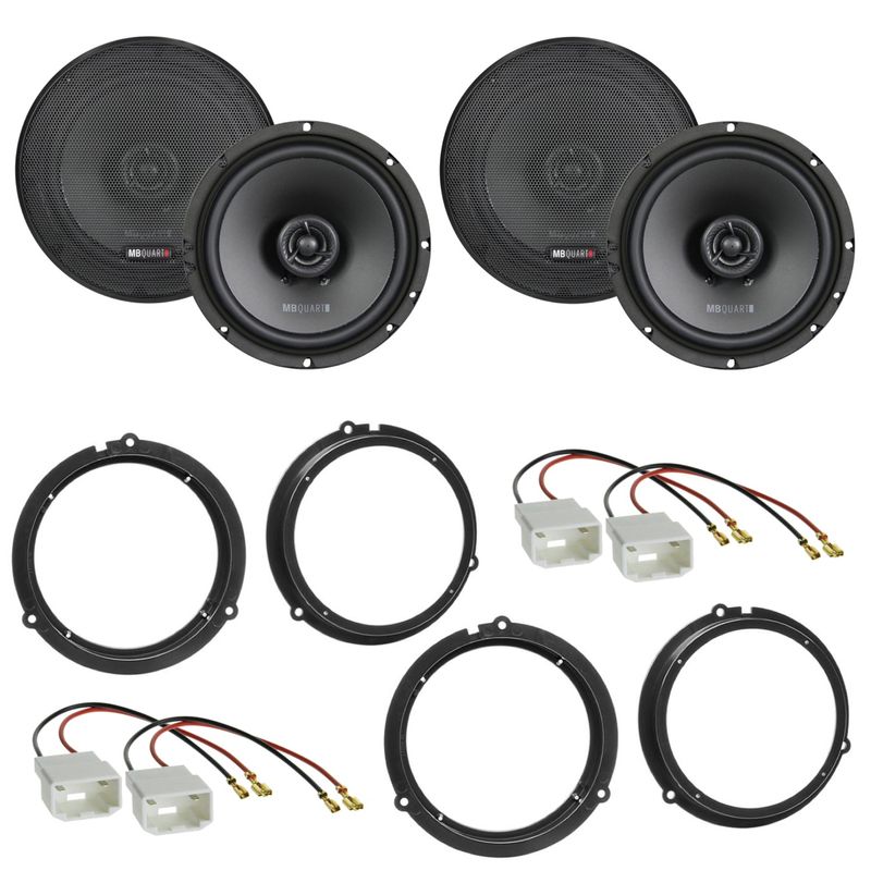 MB QUART QX165 2-Wege Koaxial 3 Ohm Lautsprecher Einbauset für Ford C-Max DXA MB QUART QX165 2-Wege Koaxial 3 Ohm Lautsprecher Einbauset für Ford C-Max DXA