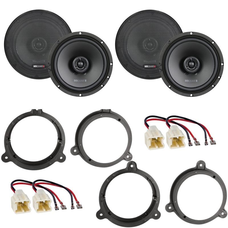 MB QUART QX165 Koax Lautsprecher Einbauset für Nissan Juke ab 2010 vorne hinten MB QUART QX165 Koax Lautsprecher Einbauset für Nissan Juke ab 2010 vorne hinten