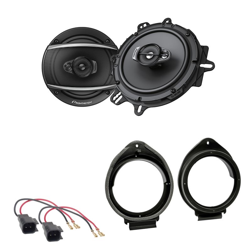 Pioneer TS-A1670F 3-Wege Lautsprecher Einbauset für Opel Adam Karl Crossland X Pioneer TS-A1670F 3-Wege Lautsprecher Einbauset für Opel Adam Karl Crossland X