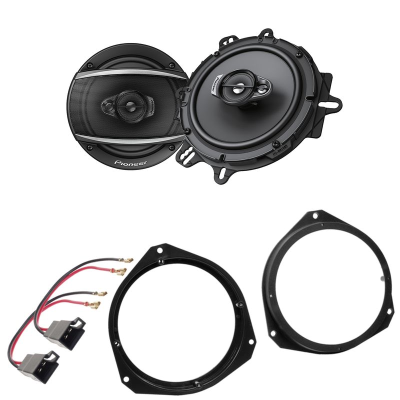 Pioneer TS-A1670F 3-Wege Lautsprecher Einbauset für Fiat Punto 188 Tür vorne Pioneer TS-A1670F 3-Wege Lautsprecher Einbauset für Fiat Punto 188 Tür vorne