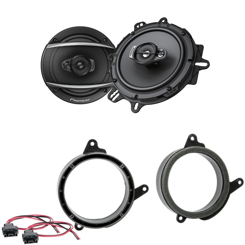 Pioneer TS-A1670F Lautsprecher Einbauset für Mercedes E Klasse W210 2 Wege vorne Pioneer TS-A1670F Lautsprecher Einbauset für Mercedes E Klasse W210 2 Wege vorne