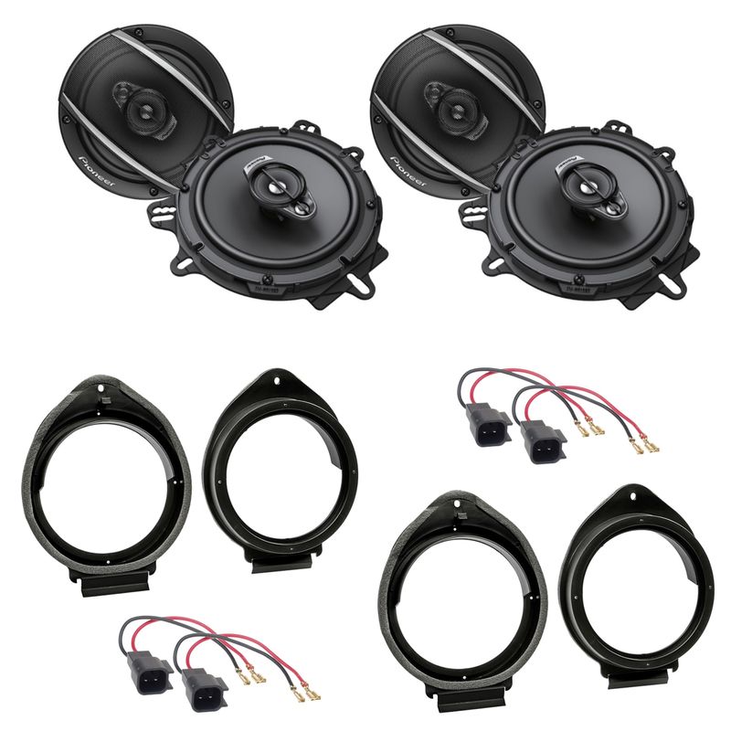 Pioneer TS-A1670F 3-Wege Lautsprecher Einbauset für Opel Insignia A Meriva B Pioneer TS-A1670F 3-Wege Lautsprecher Einbauset für Opel Insignia A Meriva B