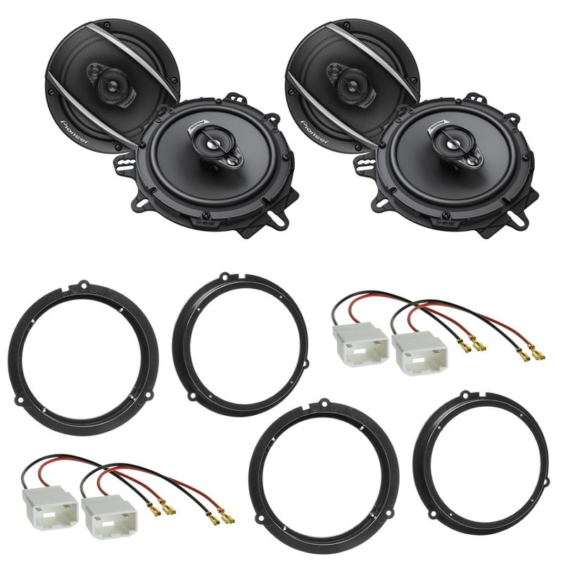 Pioneer TS-A1670F 3-Wege Koaxial Lautsprecher Einbauset für Ford C-Max DXA Pioneer TS-A1670F 3-Wege Koaxial Lautsprecher Einbauset für Ford C-Max DXA