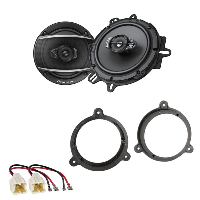 Pioneer TS-A1670F 3-Wege Lautsprecher Einbauset für Nissan X-Trail T30 T31 T32 Pioneer TS-A1670F 3-Wege Lautsprecher Einbauset für Nissan X-Trail T30 T31 T32