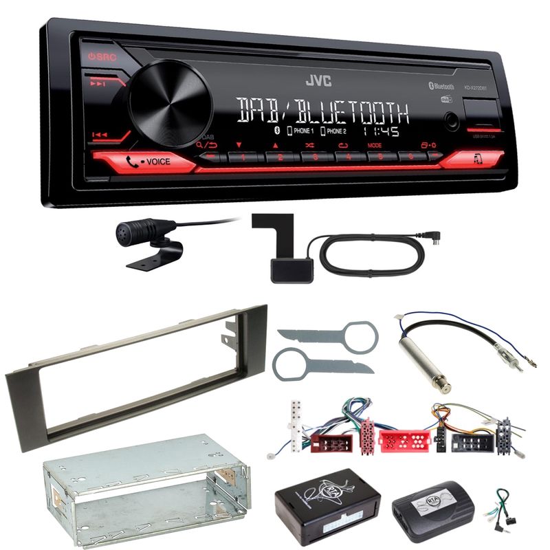 JVC KD-X272DBT Digitalradio Bluetooth USB MP3 FLAC Einbauset für Audi A3 8P 8PA JVC KD-X272DBT Digitalradio Bluetooth USB MP3 FLAC Einbauset für Audi A3 8P 8PA