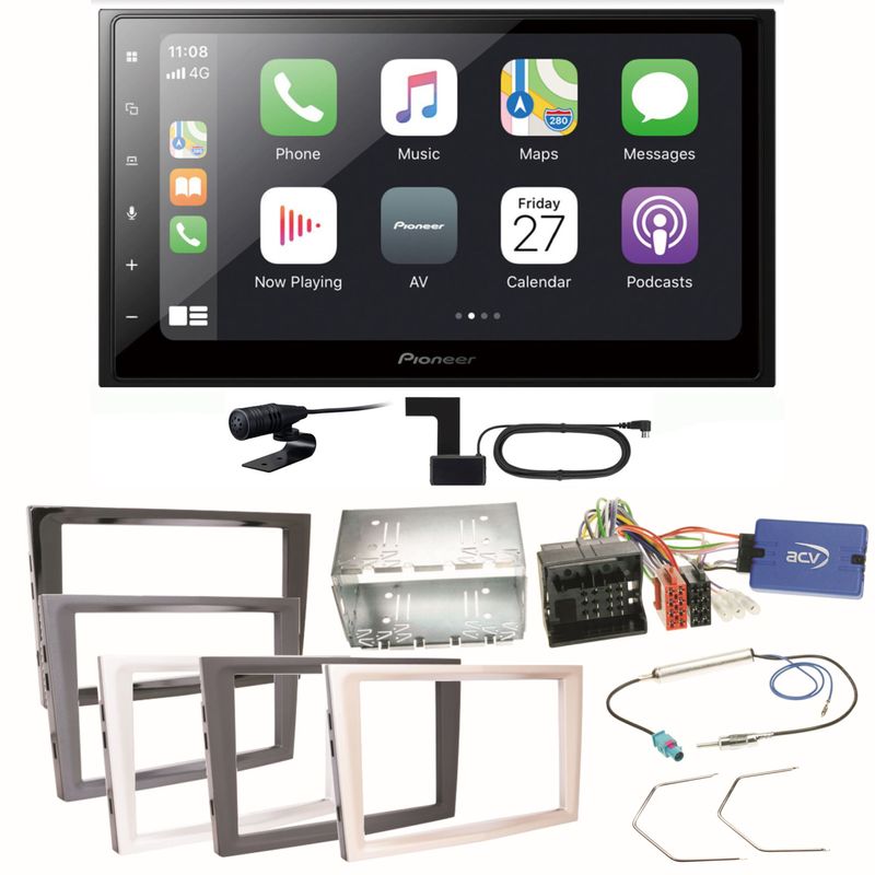 Pioneer SPH-DA250DAB DAB+ MP3 Einbauset für Opel Astra H Corsa D Zafira B Antara Pioneer SPH-DA250DAB DAB+ MP3 Einbauset für Opel Astra H Corsa D Zafira B Antara