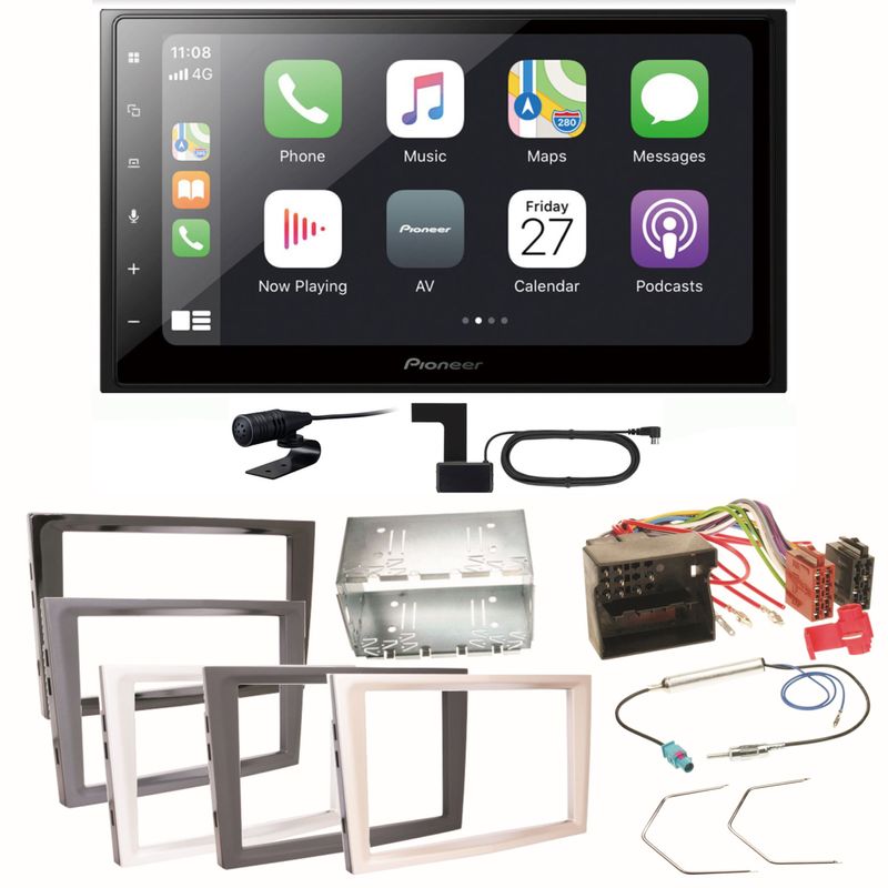 Pioneer SPH-DA250DAB DAB+ MP3 Einbauset für Opel Astra H Corsa D Zafira B Antara Pioneer SPH-DA250DAB DAB+ MP3 Einbauset für Opel Astra H Corsa D Zafira B Antara