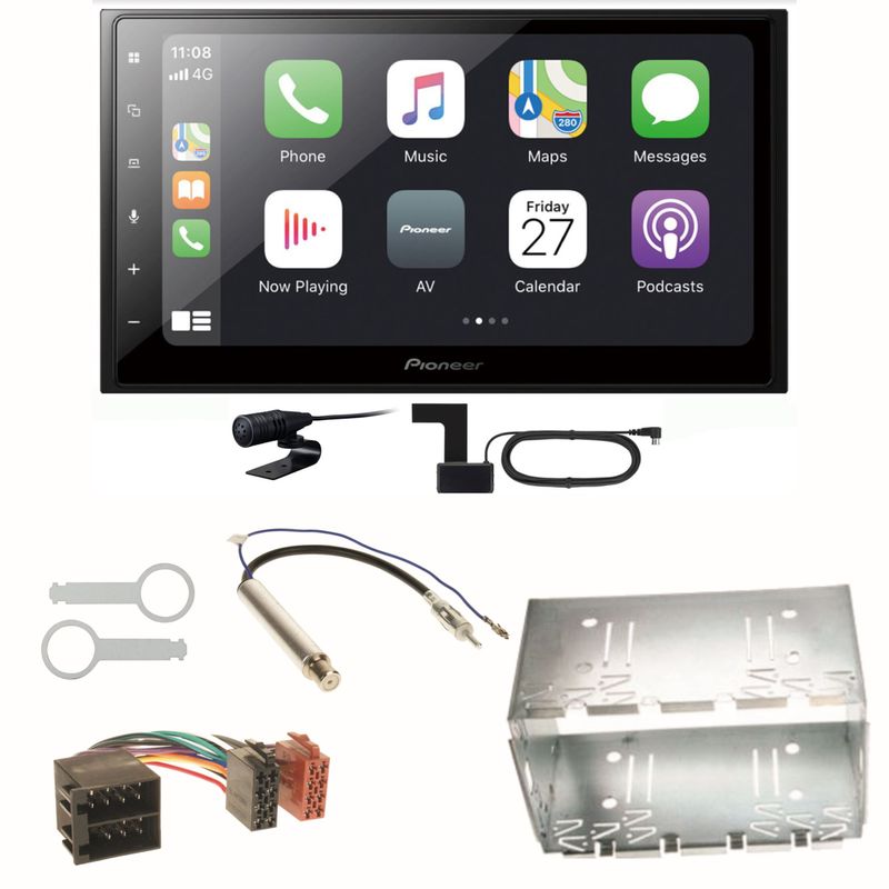 Pioneer SPH-DA250DAB Bluetooth USB DAB+ Einbauset für Golf 4 Passat 3B 3BG Lupo Pioneer SPH-DA250DAB Bluetooth USB DAB+ Einbauset für Golf 4 Passat 3B 3BG Lupo