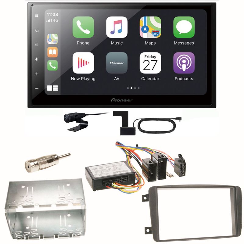 Pioneer SPH-DA250DAB DAB+ Einbauset für Mercedes C-Klasse W203 CLK W208 W209 Pioneer SPH-DA250DAB DAB+ Einbauset für Mercedes C-Klasse W203 CLK W208 W209
