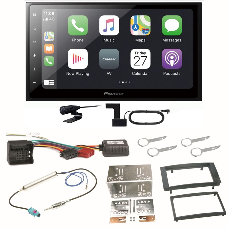 Pioneer SPH-DA250DAB Bluetooth USB Autoradio Einbauset für T5 2003-2015 Multivan Pioneer SPH-DA250DAB Bluetooth USB Autoradio Einbauset für T5 2003-2015 Multivan