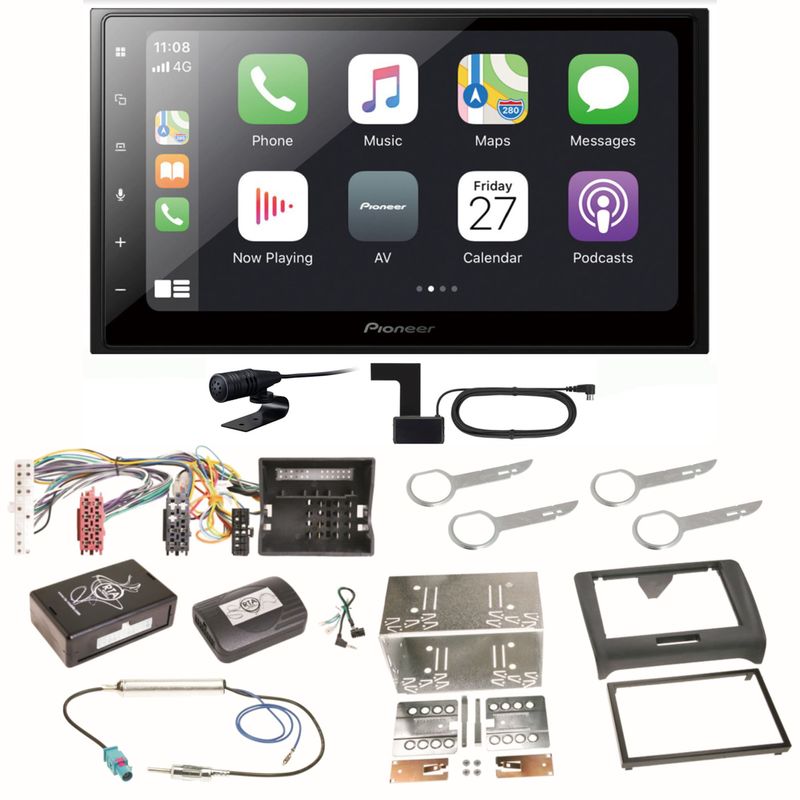 Pioneer SPH-DA250DAB Bluetooth USB Digitalradio MP3 Einbauset für Audi TT 8J Pioneer SPH-DA250DAB Bluetooth USB Digitalradio MP3 Einbauset für Audi TT 8J