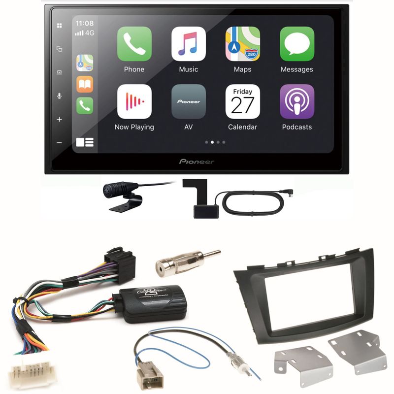 Pioneer SPH-DA250DAB Bluetooth USB DAB+ Einbauset für Suzuki Swift Sport FZ NZ Pioneer SPH-DA250DAB Bluetooth USB DAB+ Einbauset für Suzuki Swift Sport FZ NZ