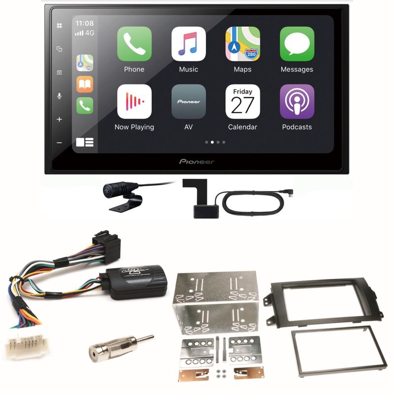 Pioneer SPH-DA250DAB Bluetooth DAB+ USB Einbauset für Suzuki SX4 Fiat Sedici Pioneer SPH-DA250DAB Bluetooth DAB+ USB Einbauset für Suzuki SX4 Fiat Sedici