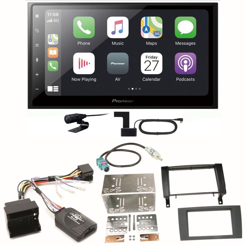 Pioneer SPH-DA250DAB Bluetooth USB DAB+ MP3 Einbauset für Mercedes SLK R171 Pioneer SPH-DA250DAB Bluetooth USB DAB+ MP3 Einbauset für Mercedes SLK R171